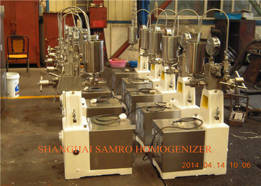 Thép không gỉ homogenizer áp suất cao phòng thí nghiệm 40 L / H 100 Mpa