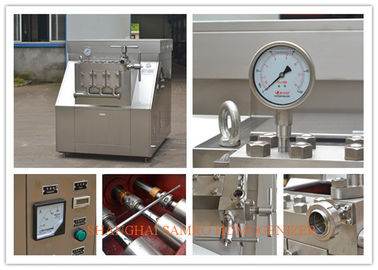 Thực phẩm hiệu quả cao 2 giai đoạn homogenizer cho đĩa sữa pasteurizer