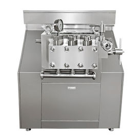 Nước ép giai đoạn đôi Homogenizer 3000l / H Lưu lượng áp suất vận hành bằng tay